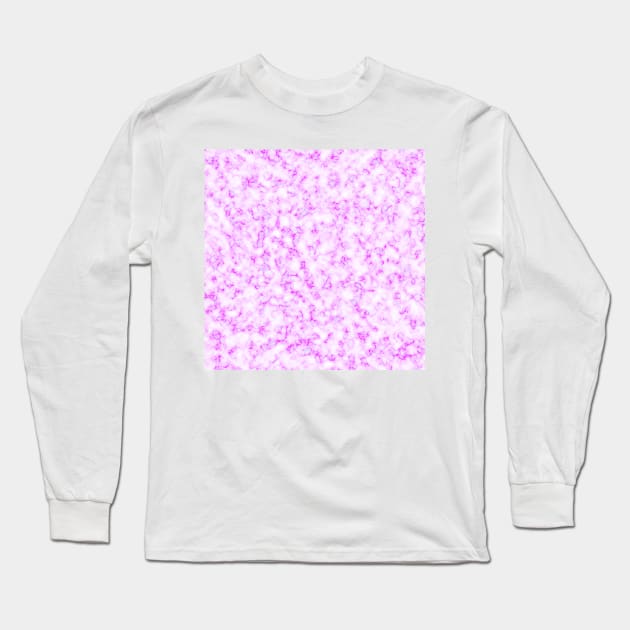 Pretty Purple and Pink Marble Watercolour Pattern Long Sleeve T-Shirt by melisssne